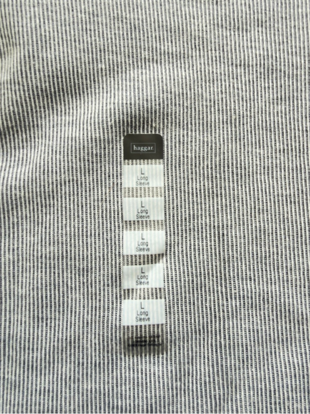 Haggar Heather Grey Long Sleeve Henley - Picture 7 of 9